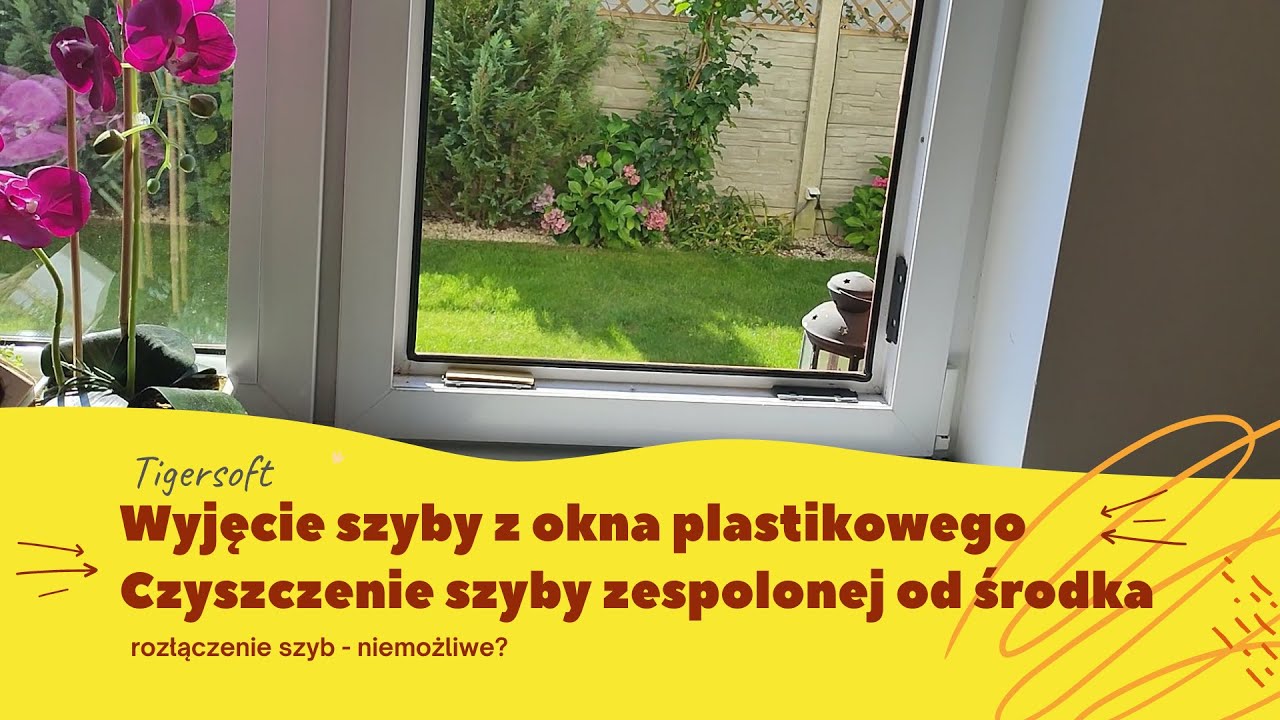 Jak wyjąć szybę z okna plastikowego PCV.  Jak wyczyścić szybę zespoloną od środka. DIY #okno #PCV