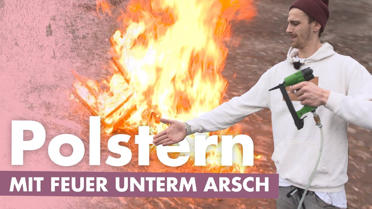 Stühle / Bank polstern – Mit Feuer zum Erfolg | Kliemannsland