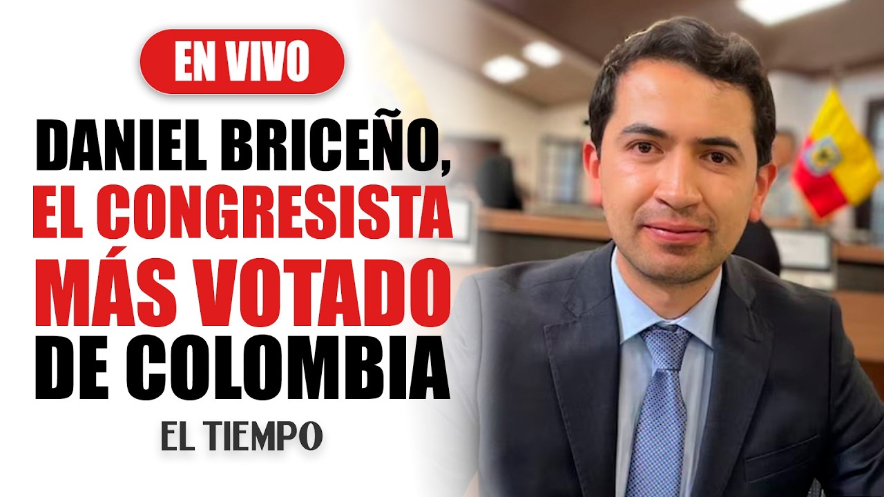 Habla Daniel Briceño, el congresista más votado de Colombia