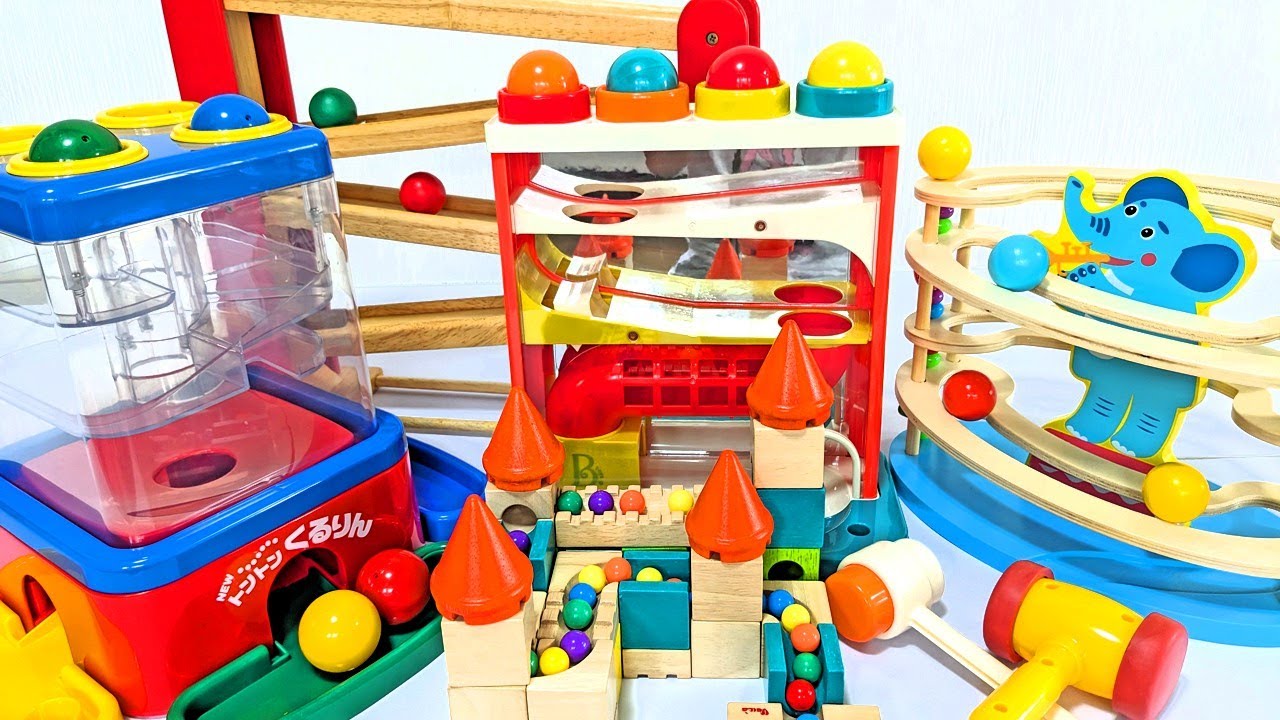 Marble run race ☆ Summary video of over 10 types of colorful ball marble run.Compilation video 30min