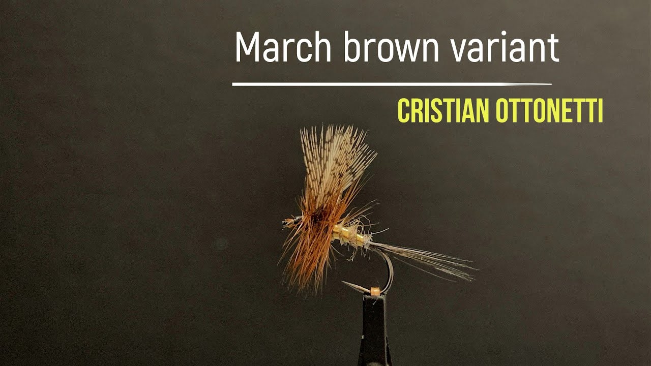 March brown variant - Fly tying con Cristian Ottonetti