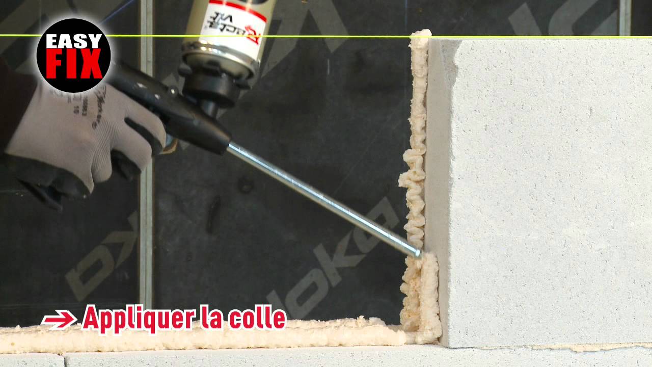 Rectavit Easy Fix: Comment encoller le béton cellulaire