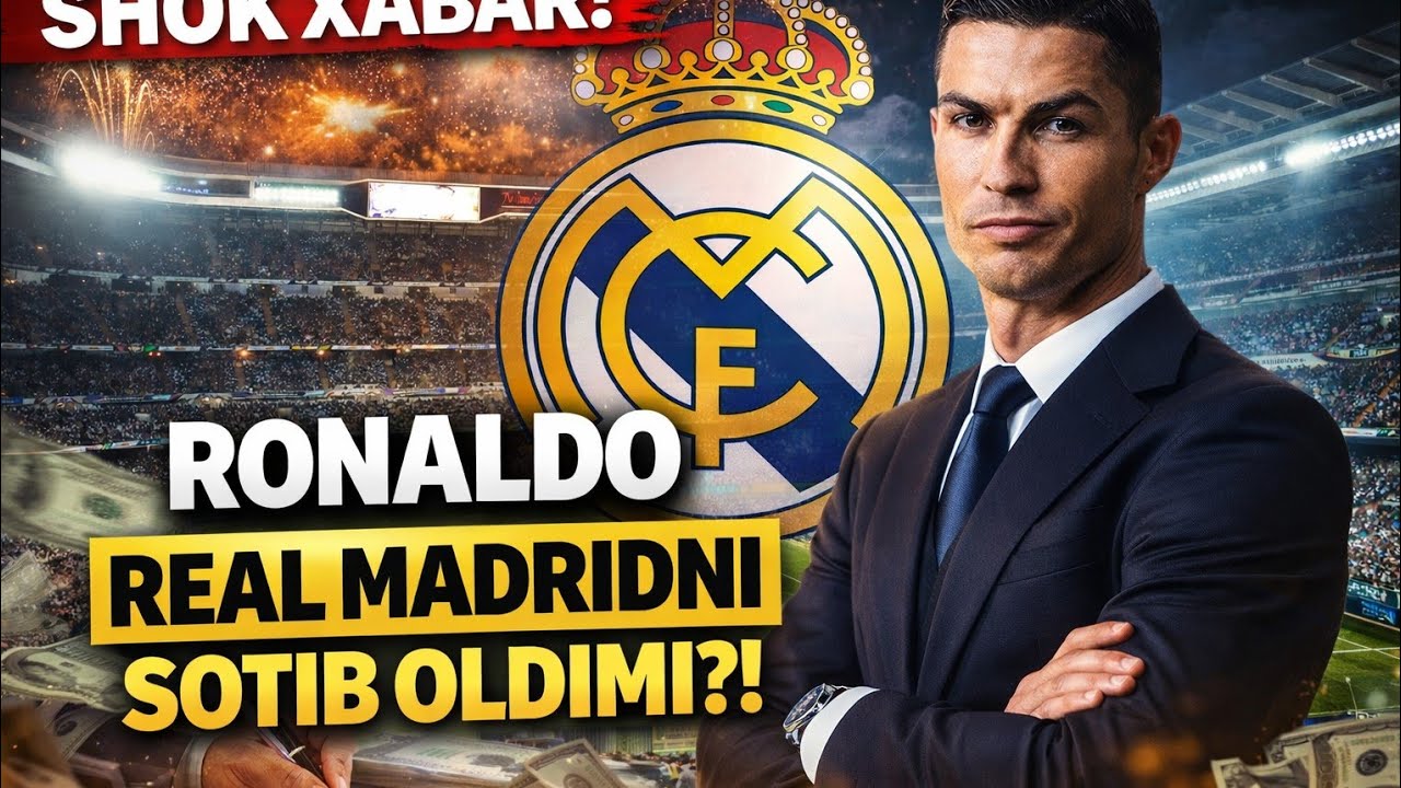 Ronaldo real madridni sotib oldi😨 haqiqat ayon bo'ldi