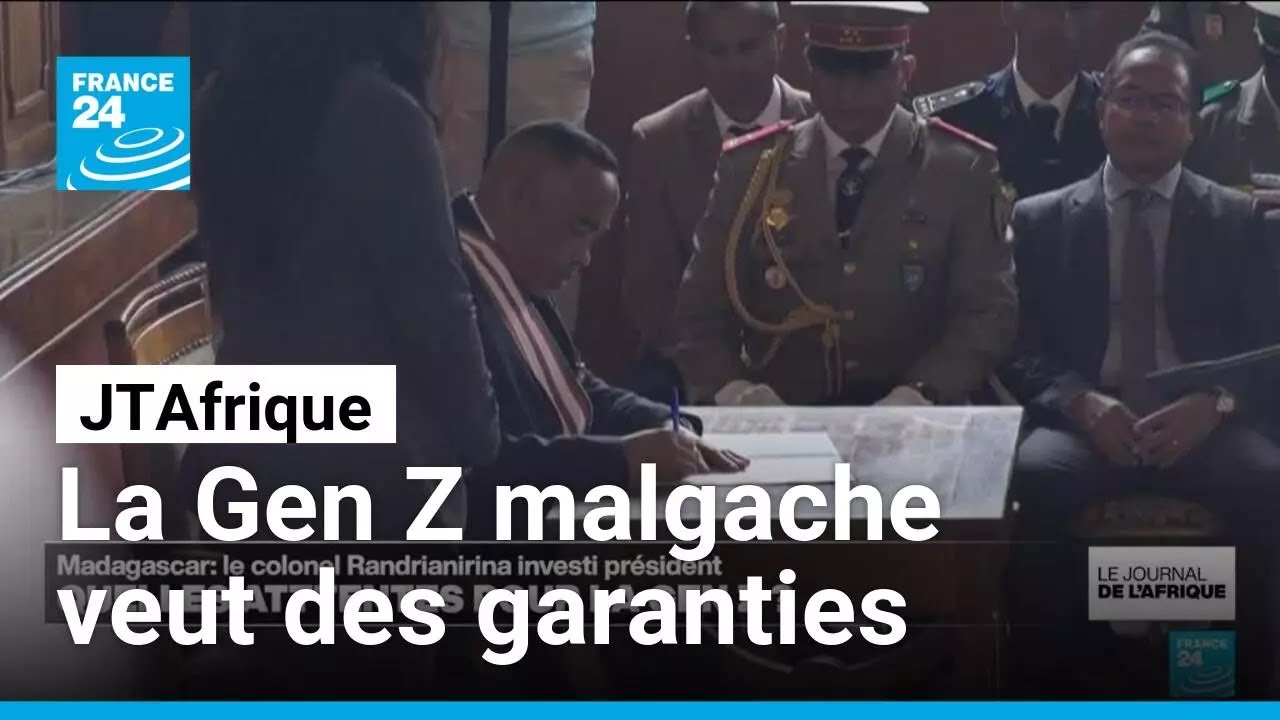 Madagascar : le colonel Randrianirina investi, quelles attentes pour la Gen Z ? &bull; FRANCE 24