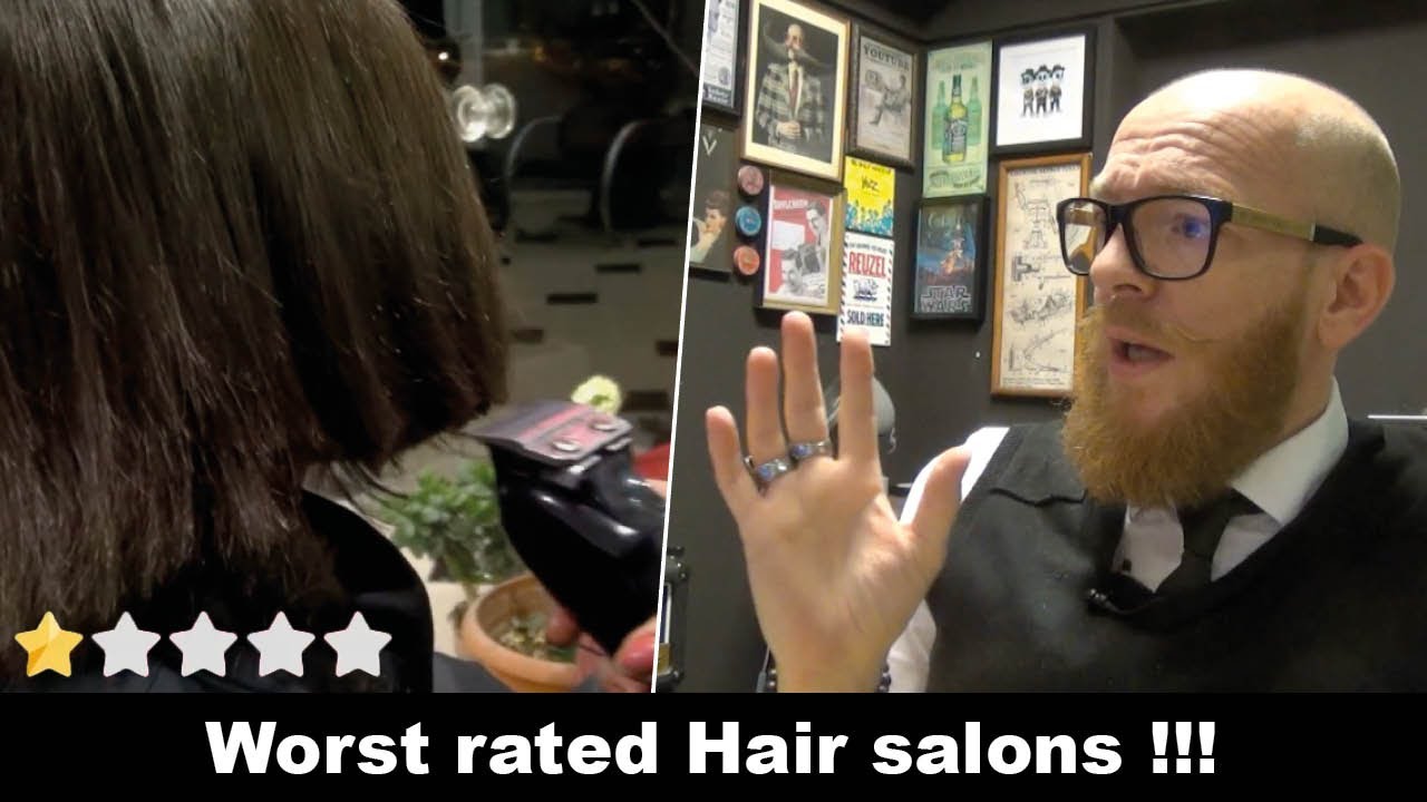 Hairdresser Reacts to the LOWEST RATED Hair Salons! Can They Be Saved?!
