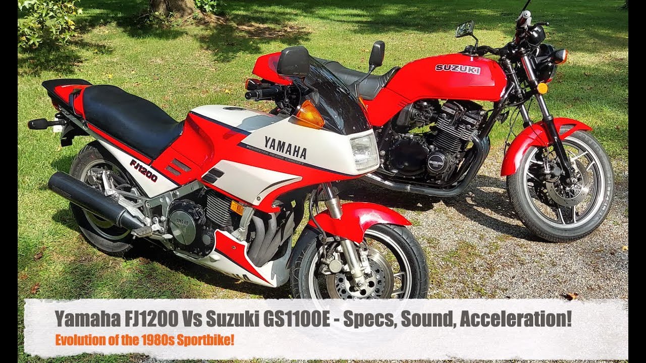 Yamaha FJ1200 Vs Suzuki GS1100E - Evolution of the Superbike!