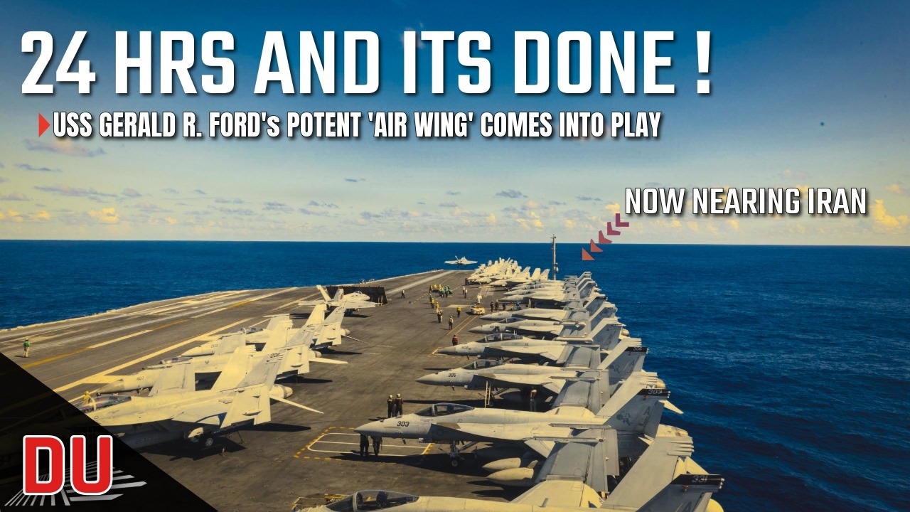 Какой ущерб может нанести Ирану авианосец USS Gerald R. Ford за 24 часа?