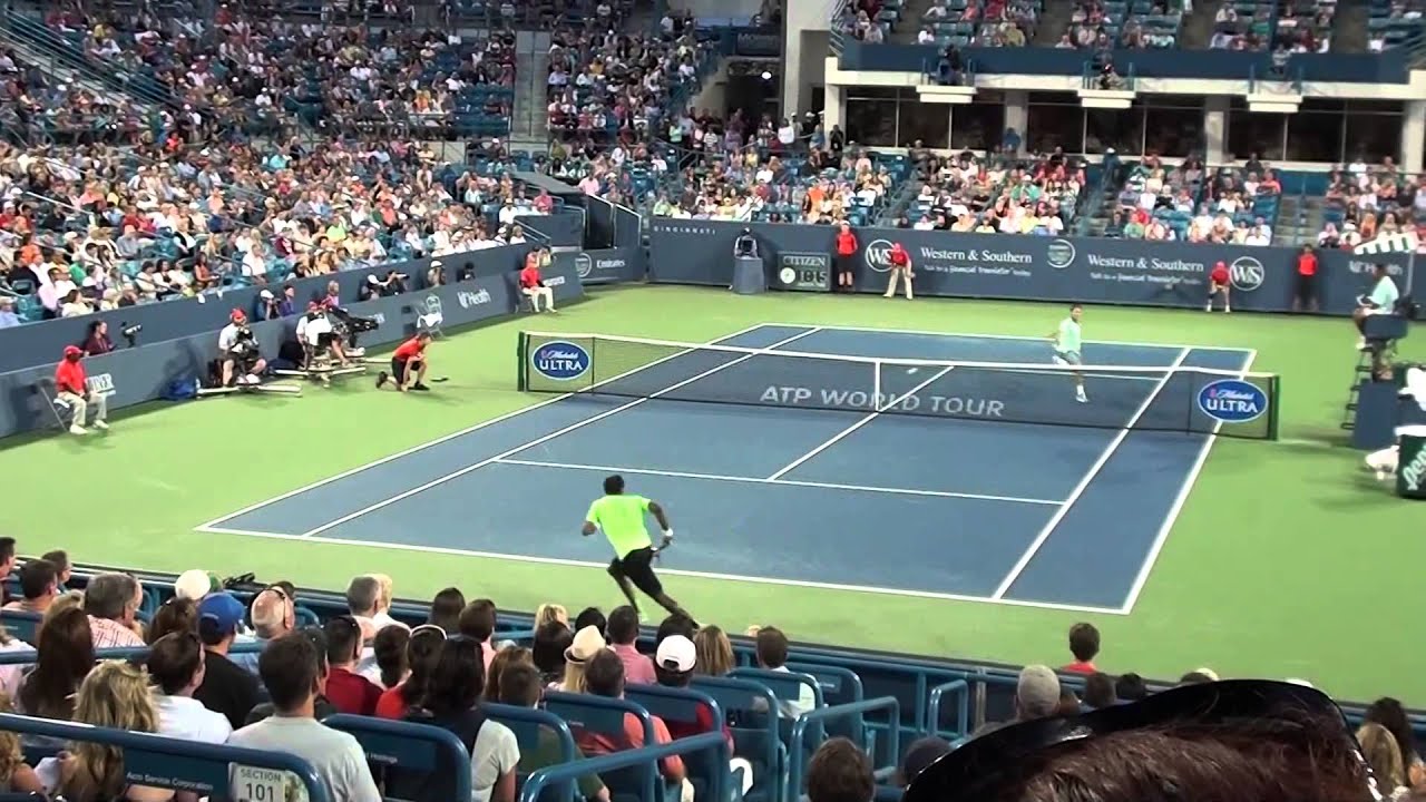 Roger Federer vs Gael Monfils at Cincy - A magic performance - August 2014