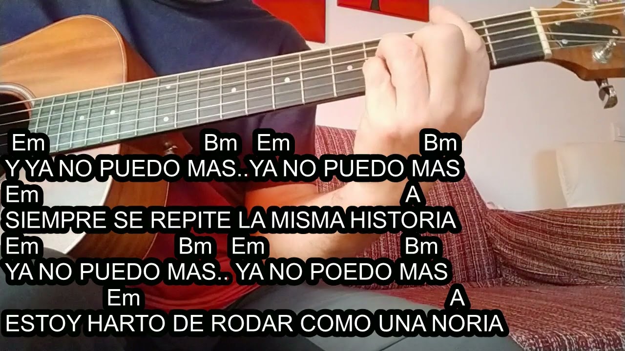 tutorial de acordes (vivir así es morir de amor)