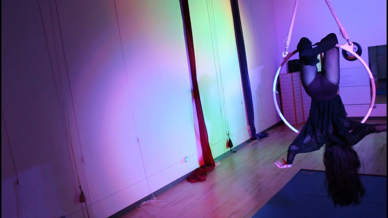 Halloween Aerial Hoop Performance (old) but this time extra gothic & dramatic | Vampire Costume