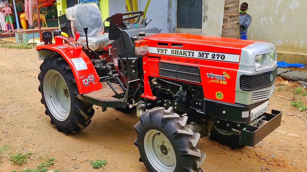 VST Shakti MT 270 Virat plus 27 hp 4wd Mini Tractor Full technical review | Part - 01