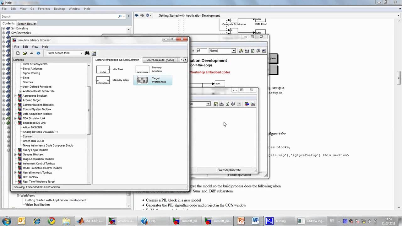 Генерация кода из Simulink для процессоров TI