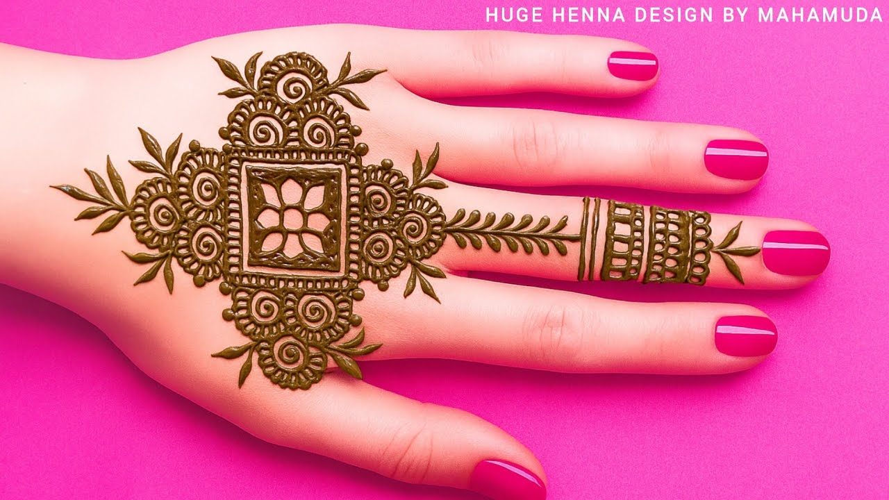 Easy Stylish Mehndi Design For Back Hand || Trending Mehndi Design || Latest Mehndi Design.. 