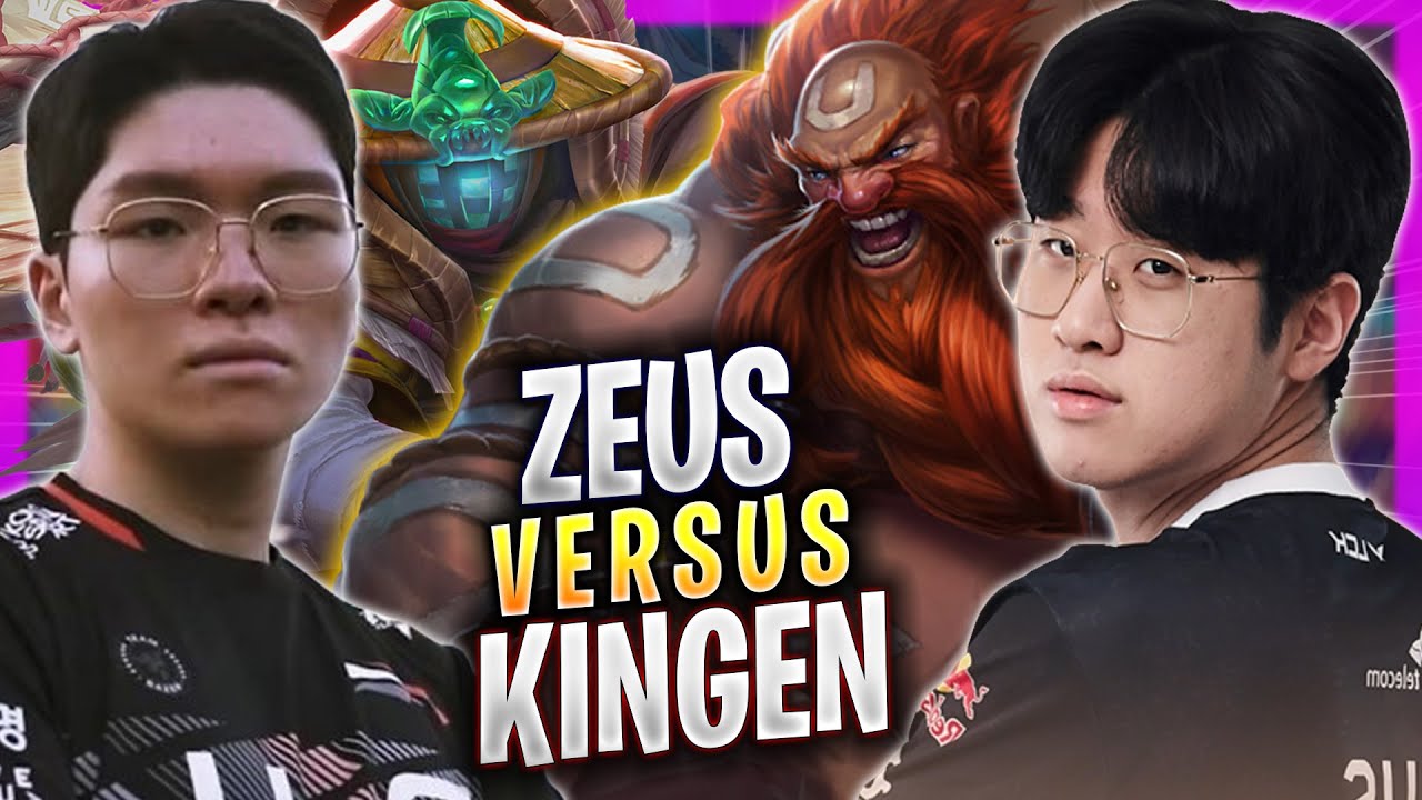 ZEUS vs KINGEN! - T1 Zeus Plays Gragas TOP vs HLE Kingen Jax! | Season 2023