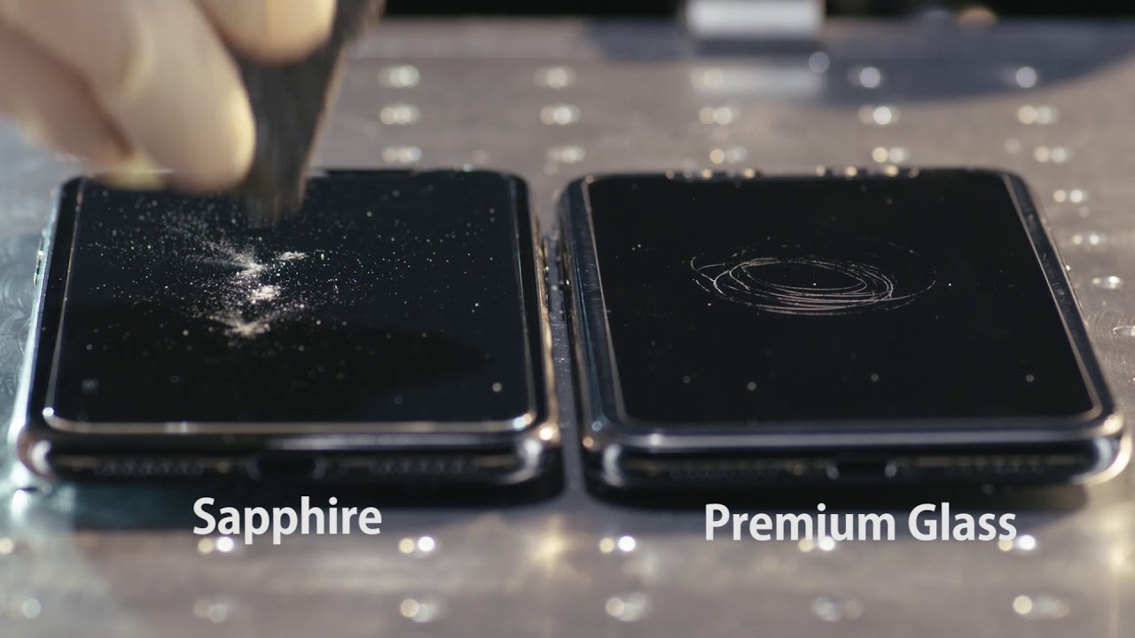 Shellrus Sapphire X scratch test
