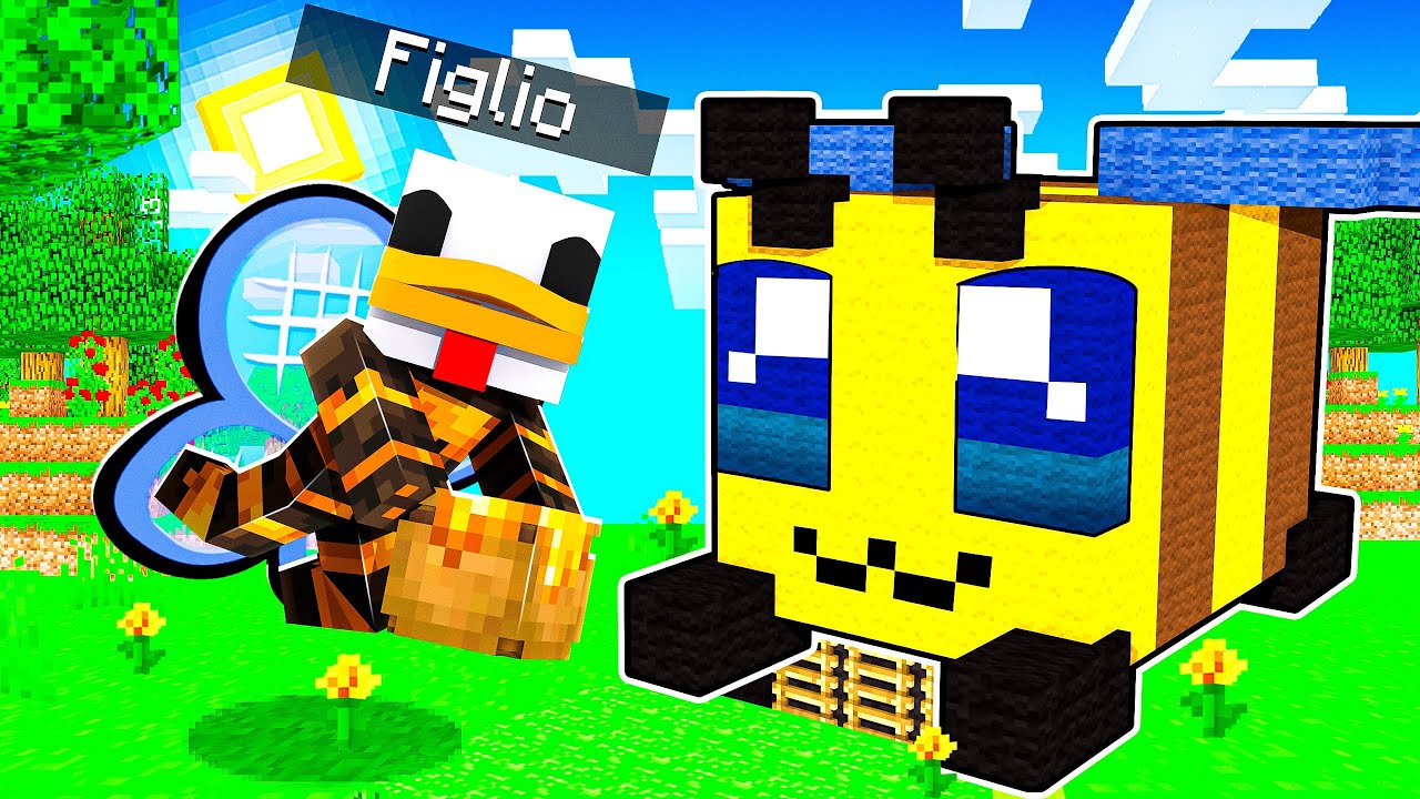 MIO FIGLIO È DIVENTATO UN'APE SU MINECRAFT