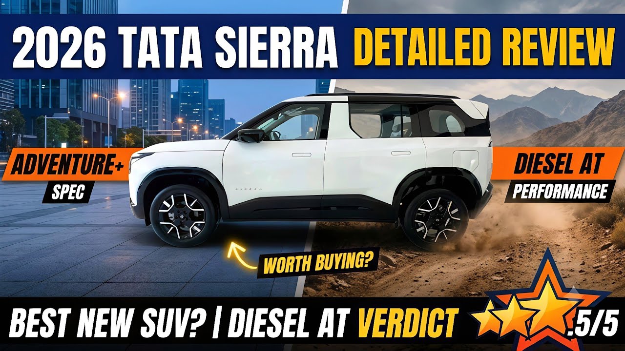 The Legend is BACK! | Tata Sierra Adventure Plus Diesel AT Review: Better than Safari? #tata #sierra