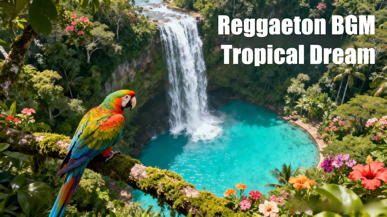 (Official Instrumental Mix) Tropical Chill Reggaeton  46 Min Relaxing Background Music
