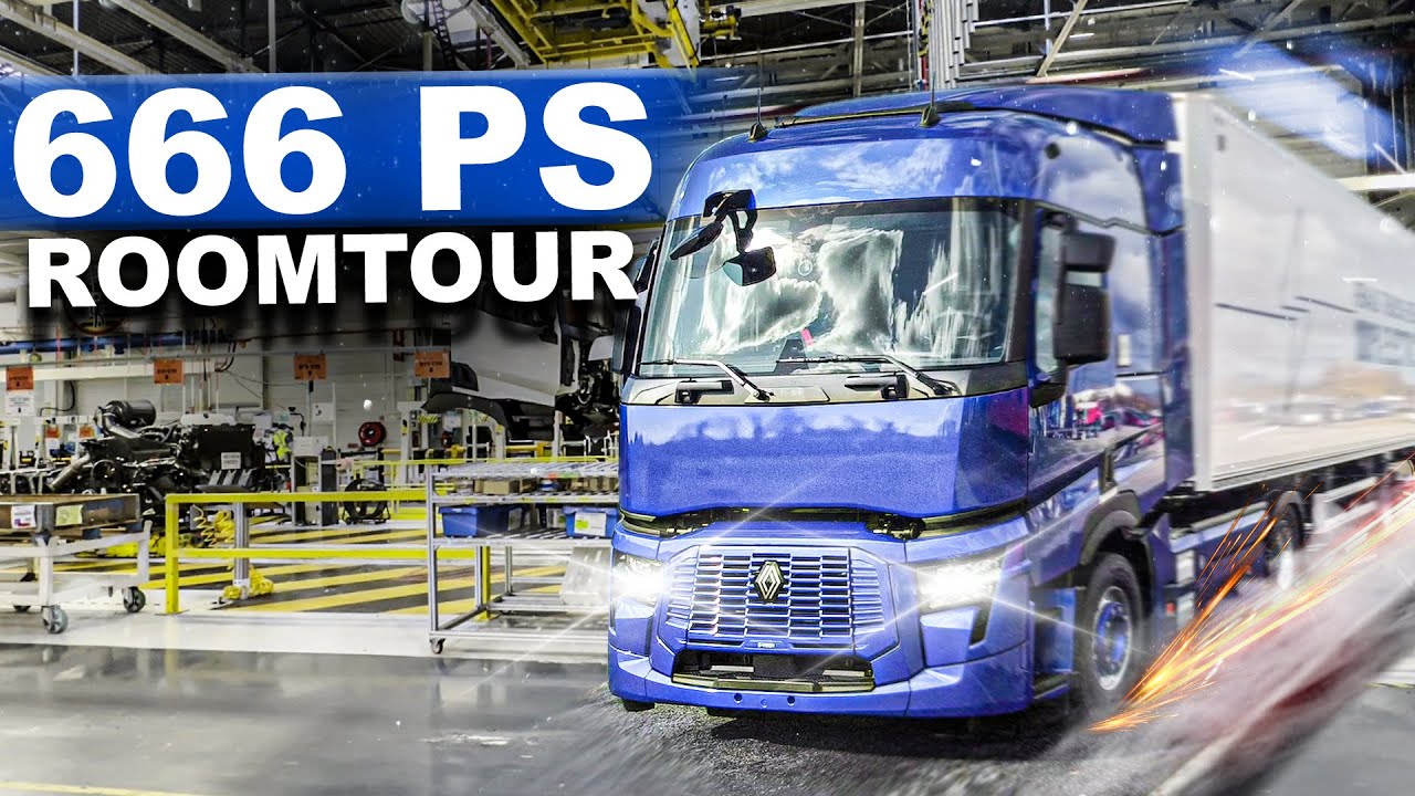 Weltpremiere bei Renault Trucks der E-Tech T + Roomtour