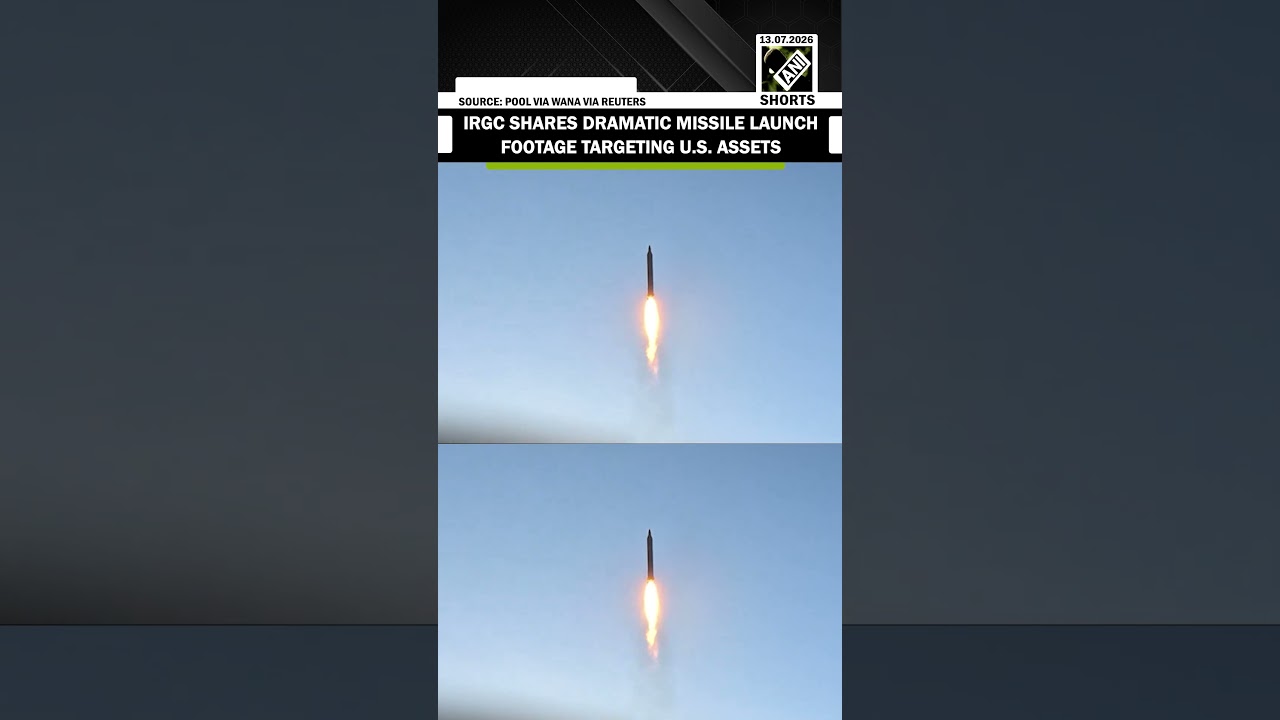 MUST WATCH : Iran&rsquo;s IRGC shares dramatic missile launch footage targeting U.S. Assets