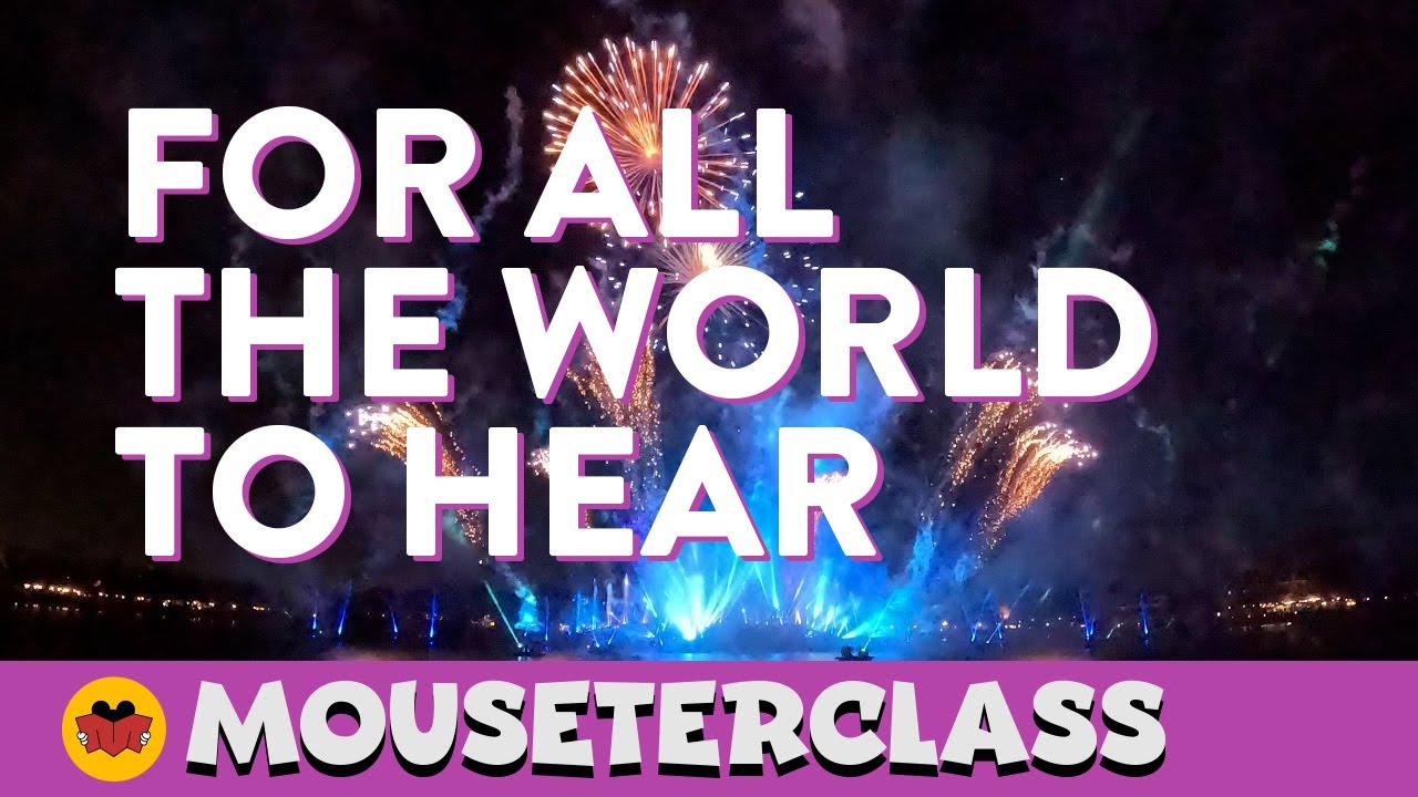 New EPCOT Fireworks, Luminous: The Symphony Of Us Full Show