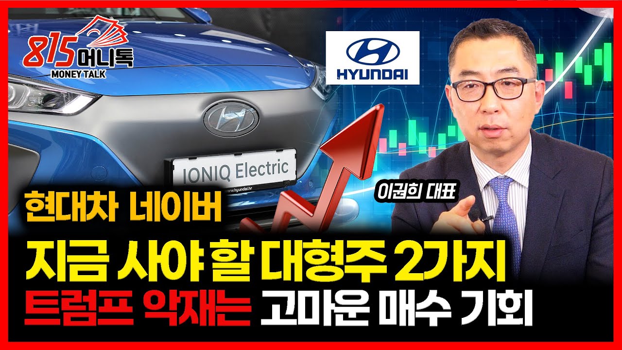현대차, 네이버.. 지금 제 눈에 들어오는 대형주 2가지 '트럼프 악재는 고마운 저가 매수 기회다' / 코스닥 급등 계속 갈까? ㅣ 이권희 대표
