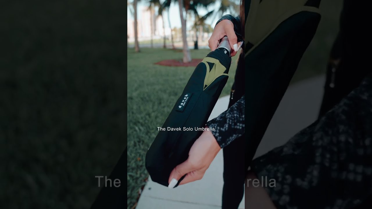 Davek Solo Umbrella:  Auto-open & close, strongest umbrellas on Earth.
