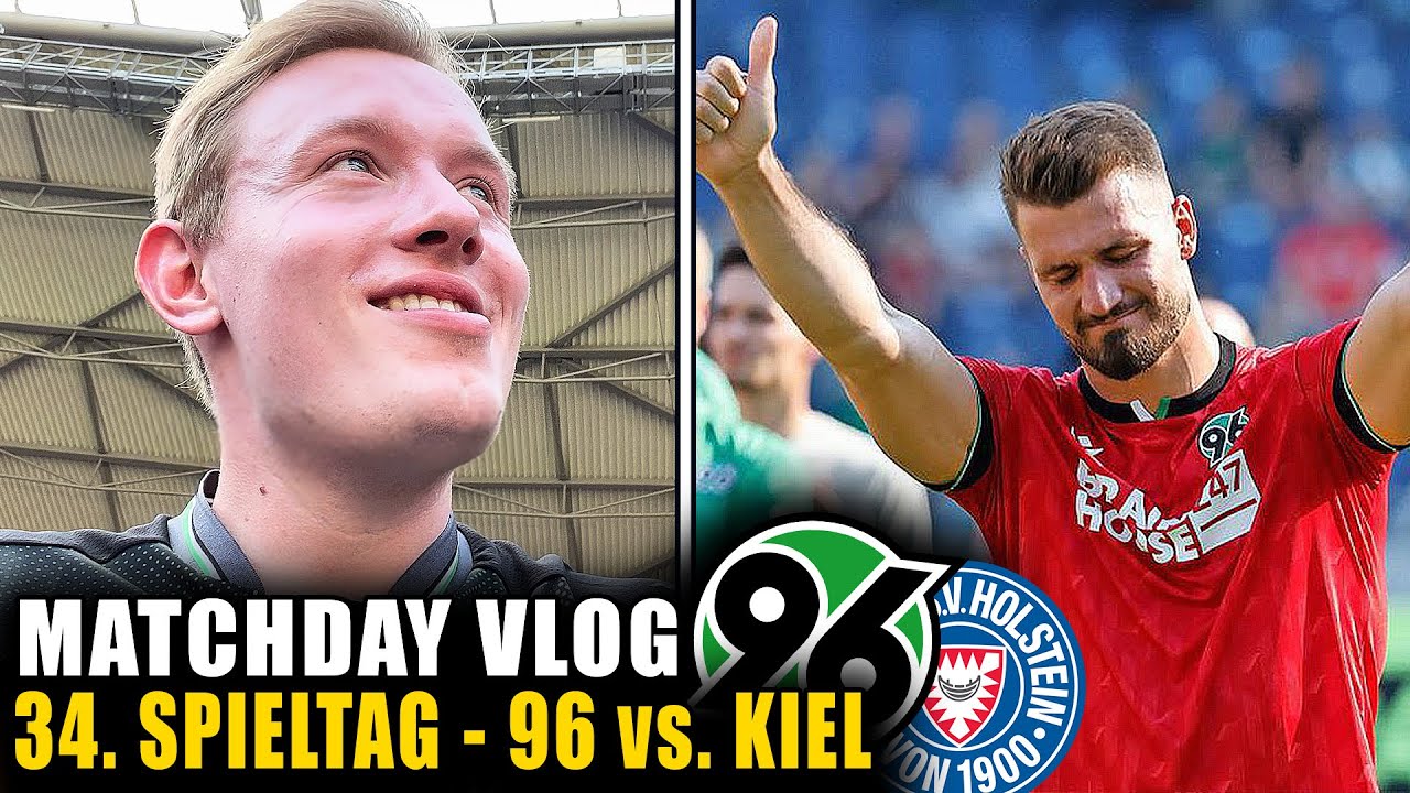 HANNOVER 96 vs KIEL - EMOTIONALER Saisonabschluss | Matchday Flog