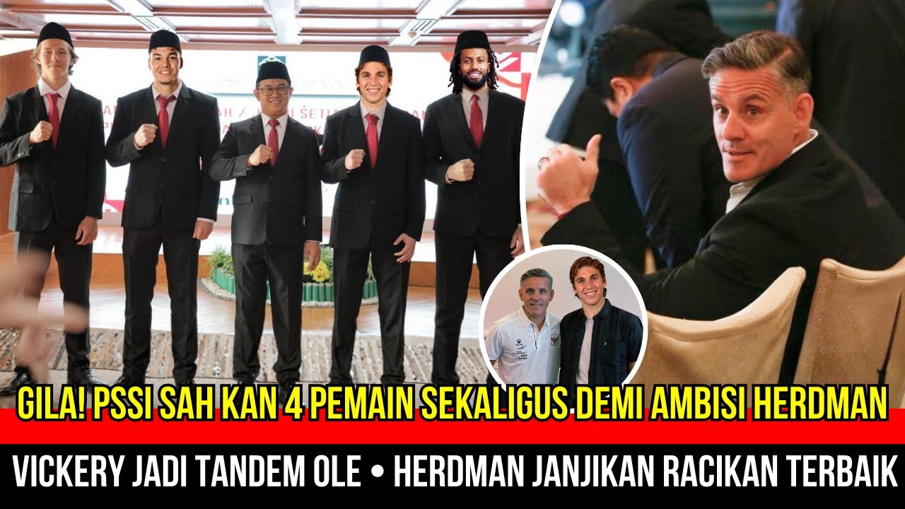 🔴ALHAMDULILLAH! Sumpah WNI 4 Pemain Baru Timnas Lancar~Herdman Dampingi Langsung~Timnas Makin Mewah