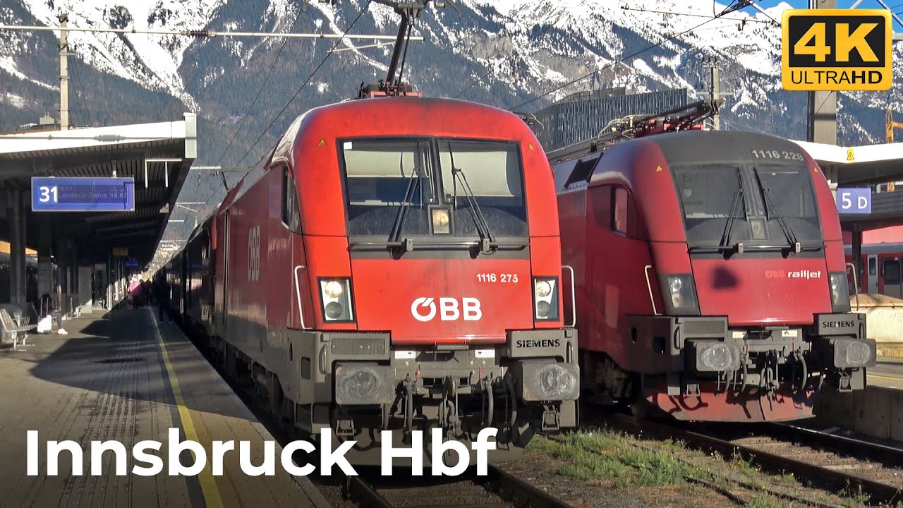 Österreichisch Züge Vlog #268 - Innsbruck Hbf 18.12.2023
