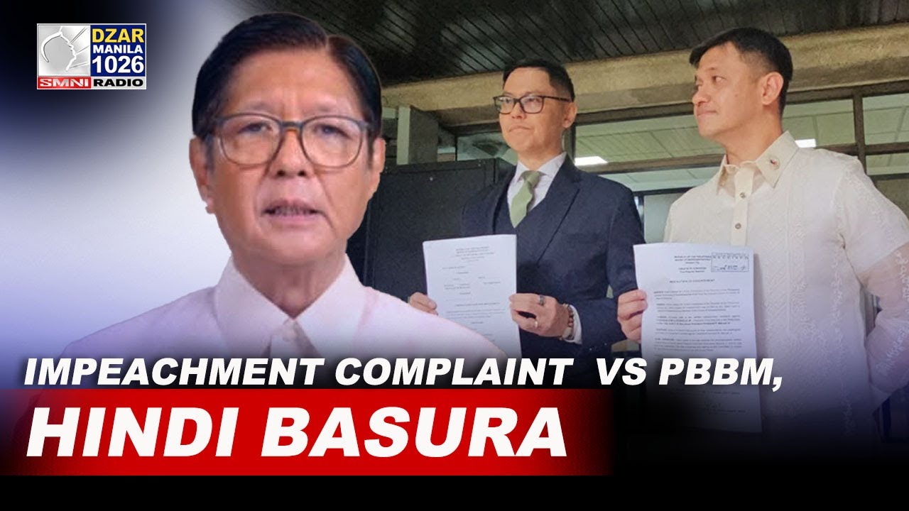 Impeachment complaint ni Atty. De Jesus laban kay PBBM, IDINEKLARANG SUFFICIENT IN FORM