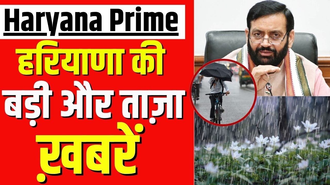 Haryana Prime | बड़ी और ताज़ा ख़बरें | Today Haryana News | Congress Cross Voting| Weather