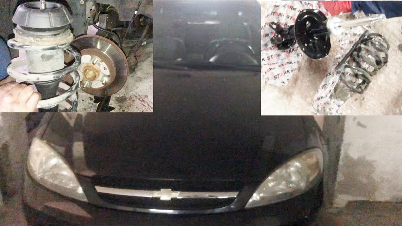 Cambio Amortiguadores delanteros Chevrolet / Daewoo Lacetti Optra 2005-2012 (front shock absorbers)