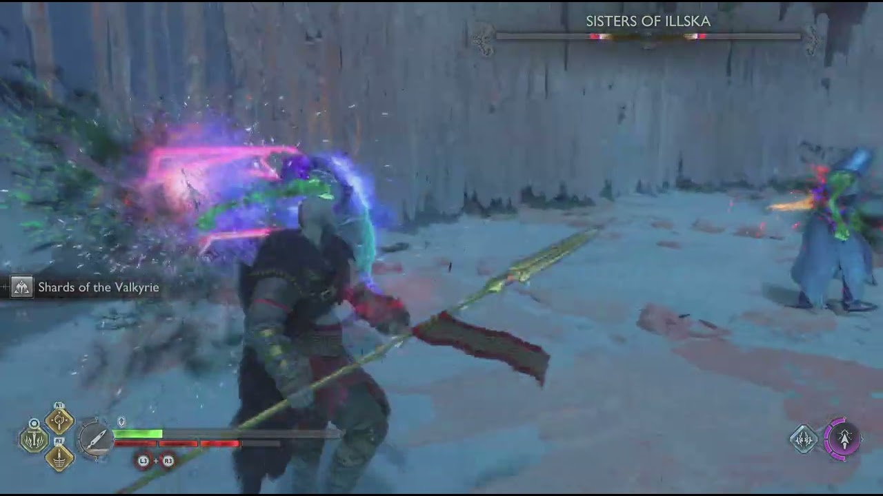 God of War Ragnarök SVIPDAGR THE COLD/SISTERS OF ILLSKA  GIVE ME GOW