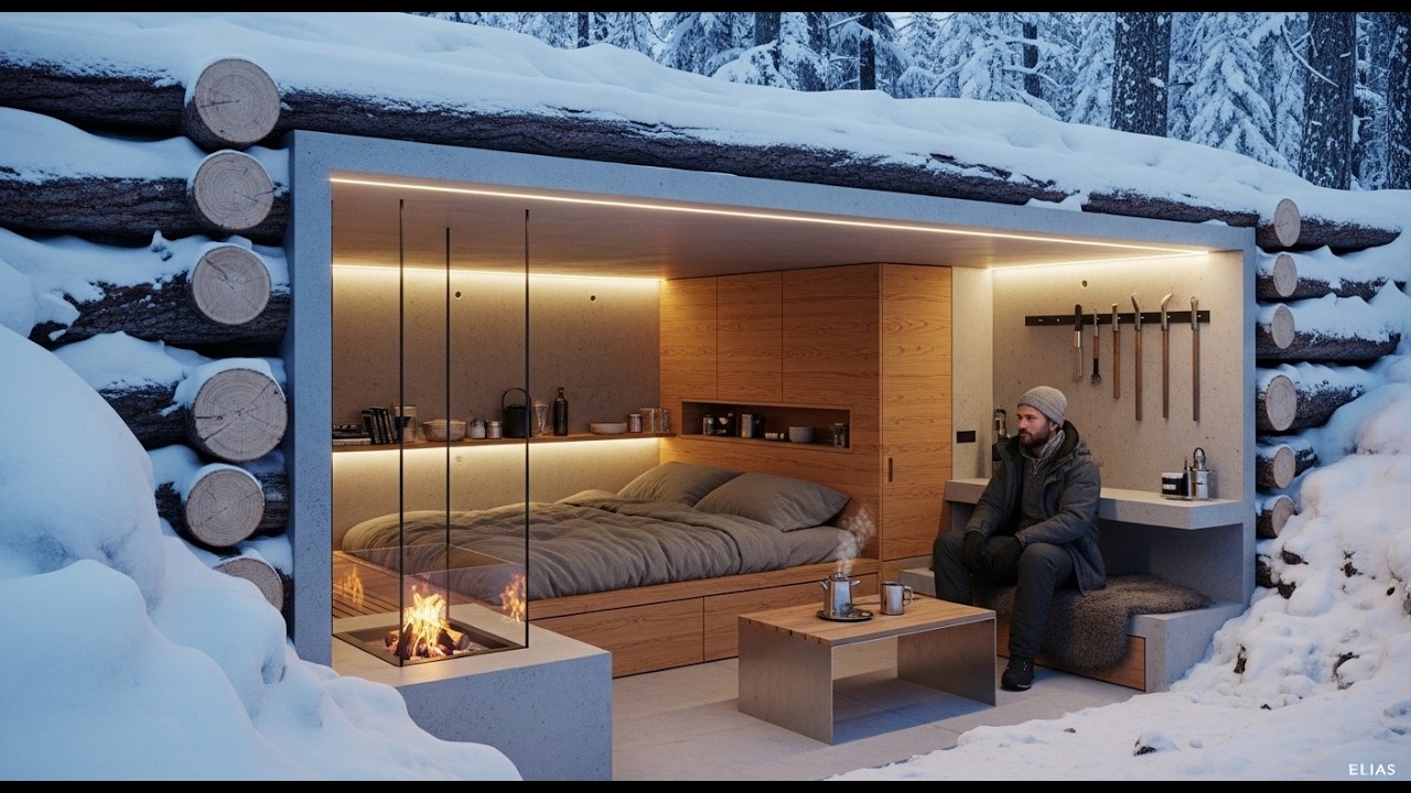 Seul à −80°C ❄️ J’ai Construit un Refuge pour Survivre à l’Enfer Blanc