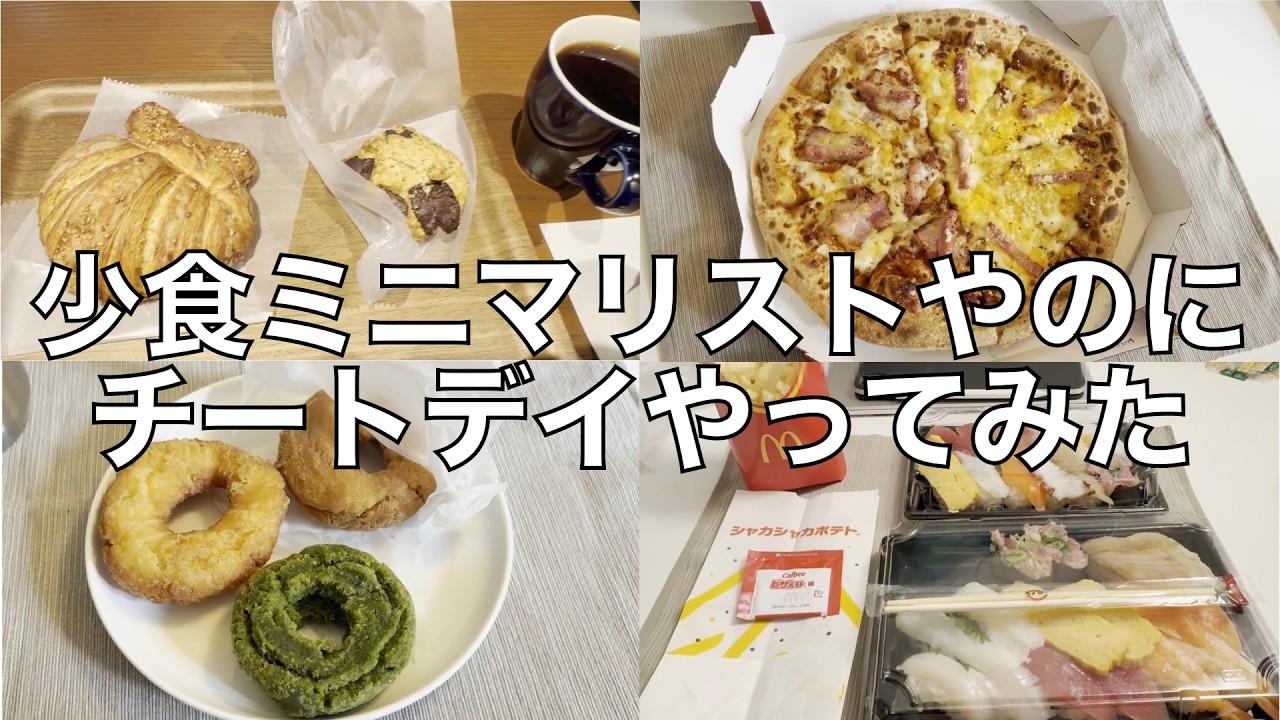 #5【Vlog】29歳独身ミニマリストの休日 | 少食やのにチートデイやってみた