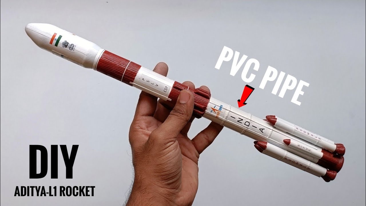 Making ADITYA-L1 PSLV Rocket Model | DIY PSLV Rocket Model #ADITYAL1