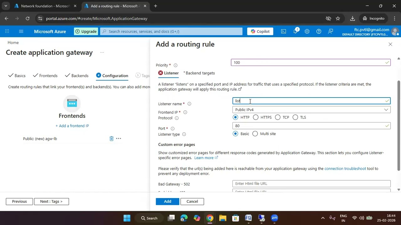 CLOUD | AZURE | Azure Application Gateway Load Balancer Lab in Telugu | ✆ WhatsApp 9885573740