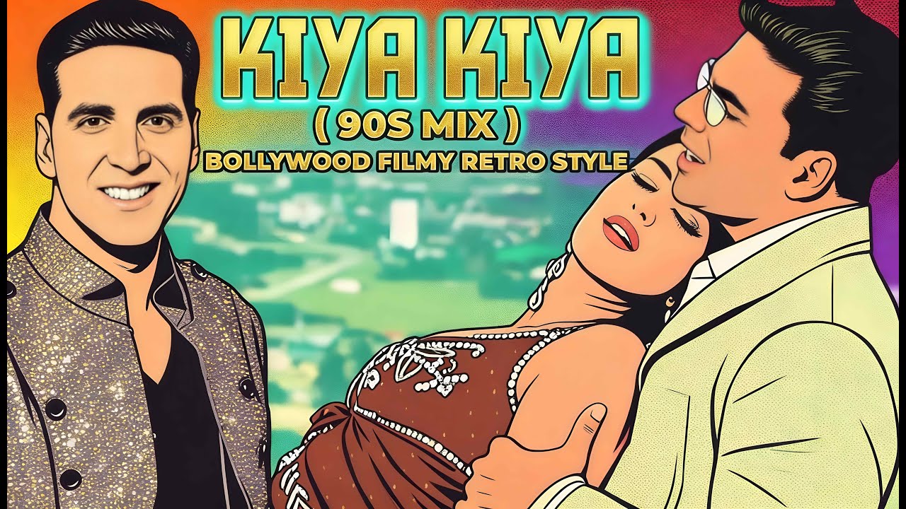 Kiya Kiya (90s Retro Remix) | Trending Bollywood Vibes | Tera Sarafa Song 90s Vintage Style