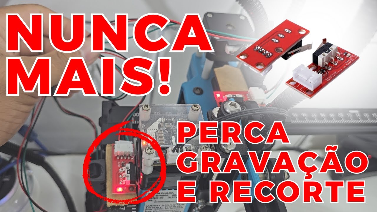 NUNCA MAIS PERCA GRAVAÇÃO E RECORTE, FIM DE CURSO/PONTO DE ORIGEM, TWOTREES TTS-55 PRO - UPGRADE