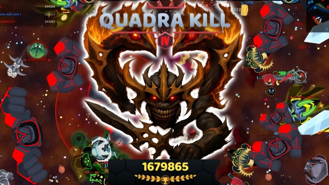 Evowars.io🕹️Không cần kill Mega - Tôi đạt 1,68M điểm trong trận đấu dài nhất từng chơi