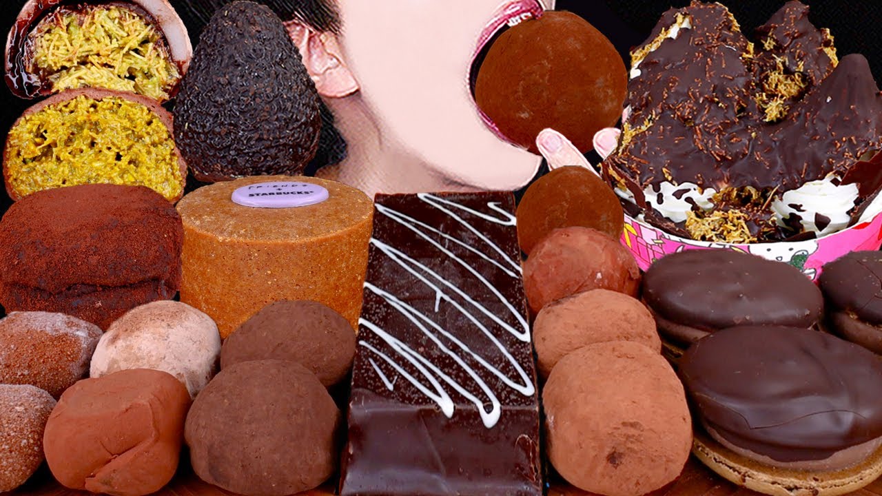 ASMR DUBAI CHOCOLATE CHEWY COOKIE ICE CREAM DESSERT MUKBANG두바이쫀득쿠키 초콜릿 먹방ドバイチョコレート 咀嚼音 EATING SOUNDS