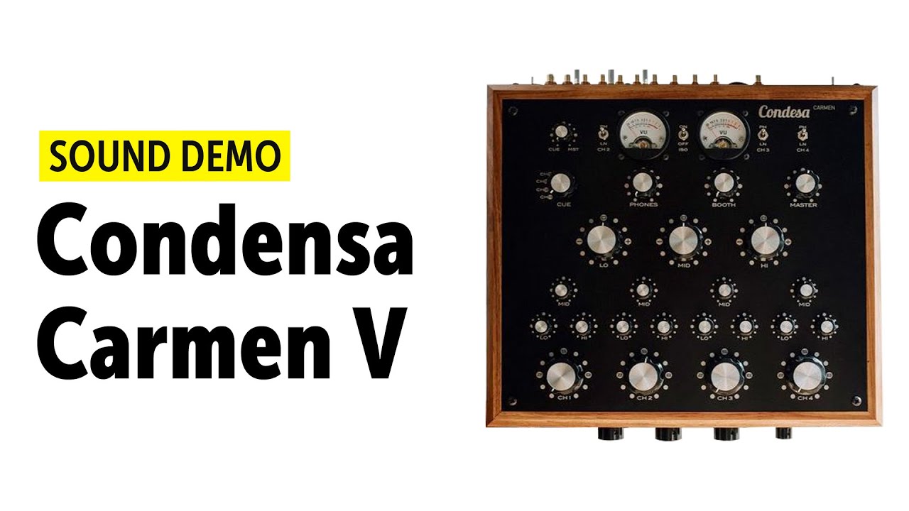 Condesa Carmen V DJ Mixer Sound Demo (no talking)