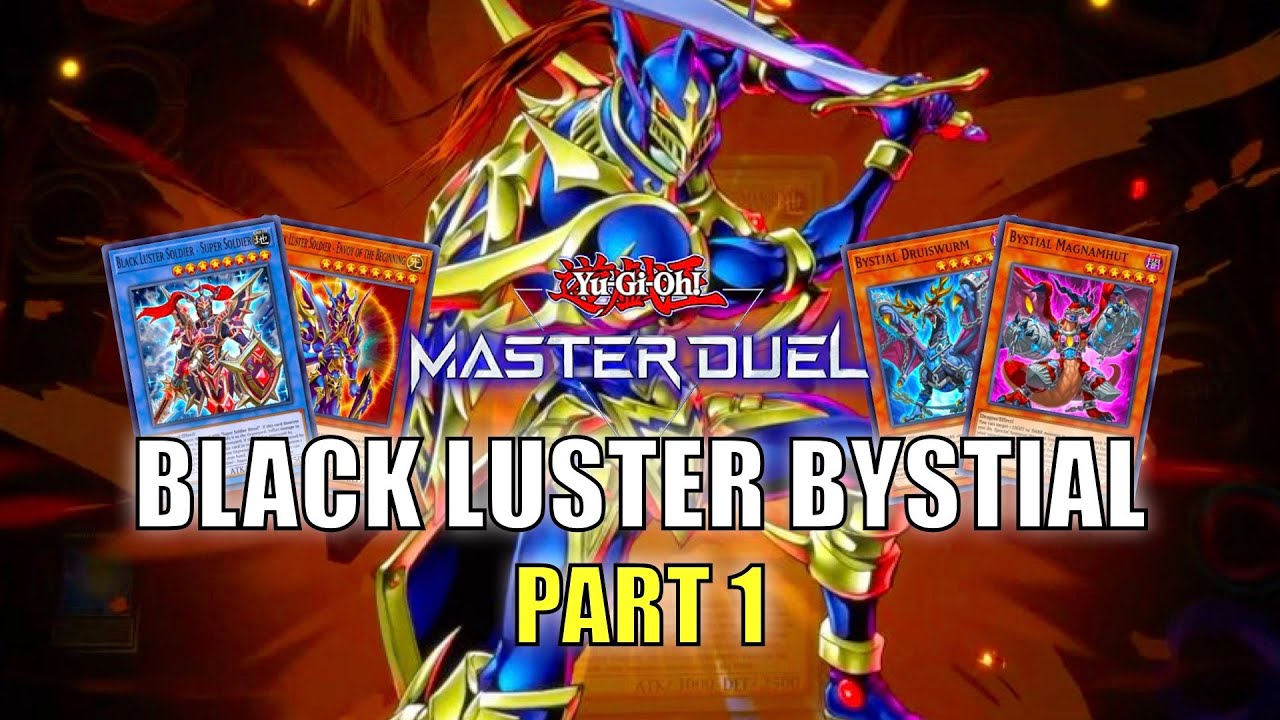 BLACK LUSTER BYSTIAL! | PART 1 | RANK DUELS GAMEPLAY! | YU-GI-OH! MASTER DUEL! ▽ S22 OCT 2023