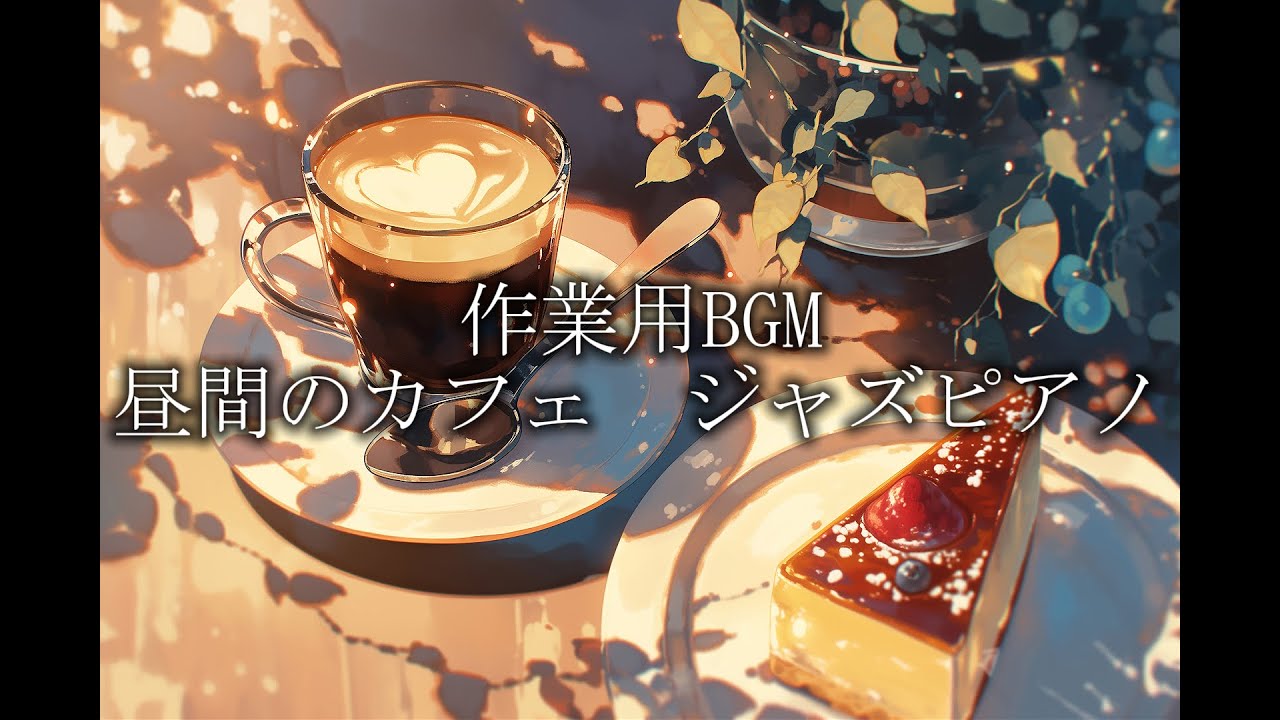 【ジャズピアノBGM】ゆったりカフェ・読書｜Cafe Jazz Piano｜作業用・勉強用・読書用BGM