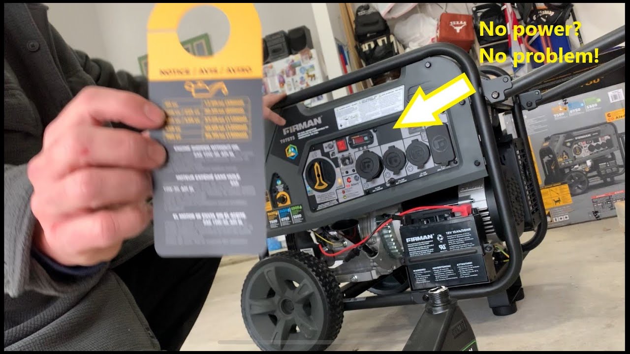 Unboxing New Generator w/50amp plug