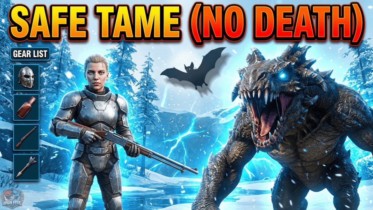 Ossidon Taming Guide (Easy & Safe Method) | ARK ASA