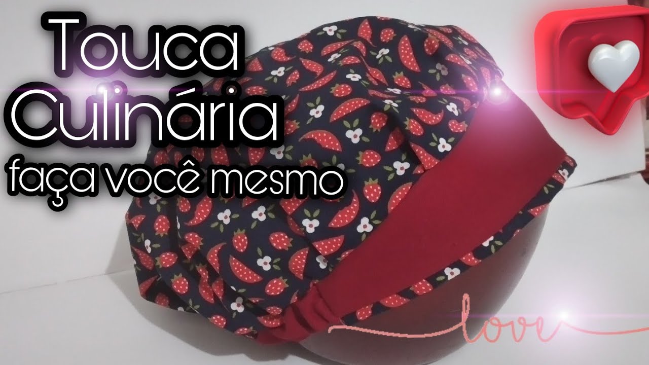 Como fazer touca culinária ou cirúrgica fácil #toucaculinaria #costuracriativa