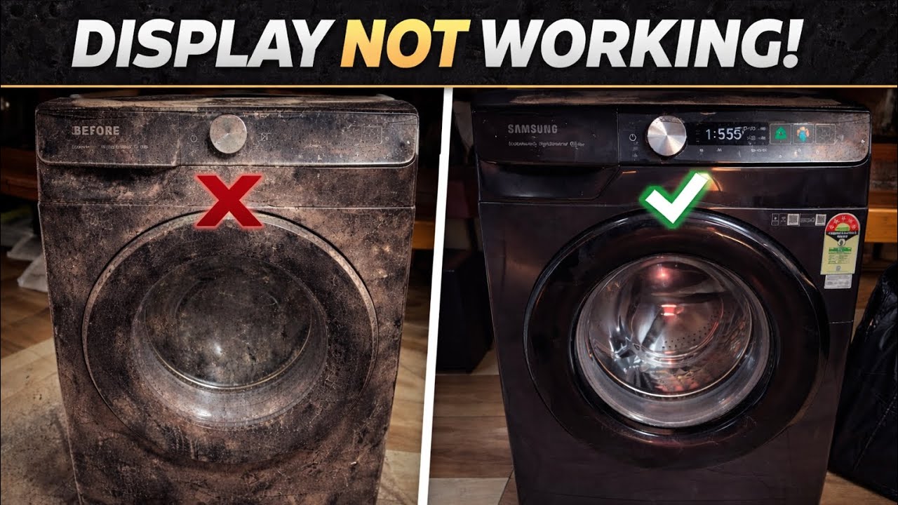Samsung Front Load Washing machine Display Not working | Ecobubble Inverter #samsungwashingmachine