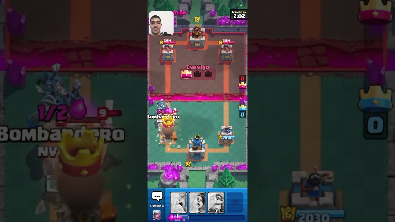 1 vs 1 en #clashroyale